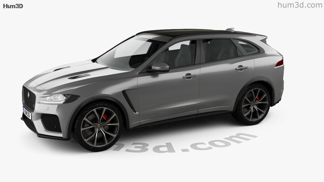 360 View Of Jaguar F Pace Svr 18 3d Model Hum3d Store