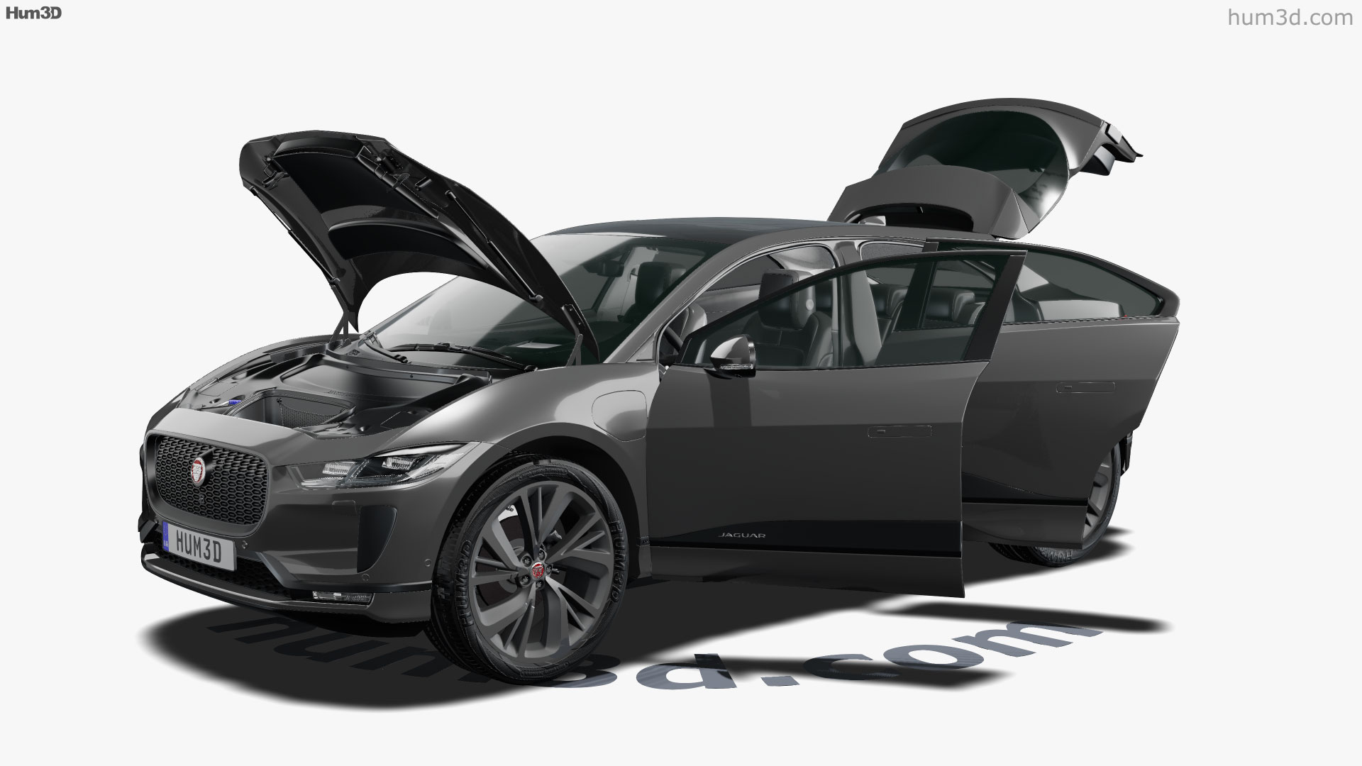 360 View Of Jaguar I Pace Ev400 Hse With Hq Interior And Engine 19 3d Model Hum3d Store