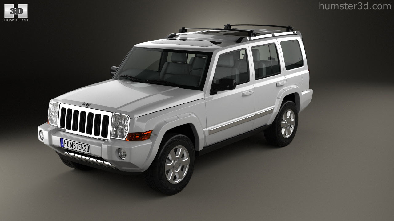 360 view of Jeep Commander (XK) Limited 2010 3D model - Hum3D store