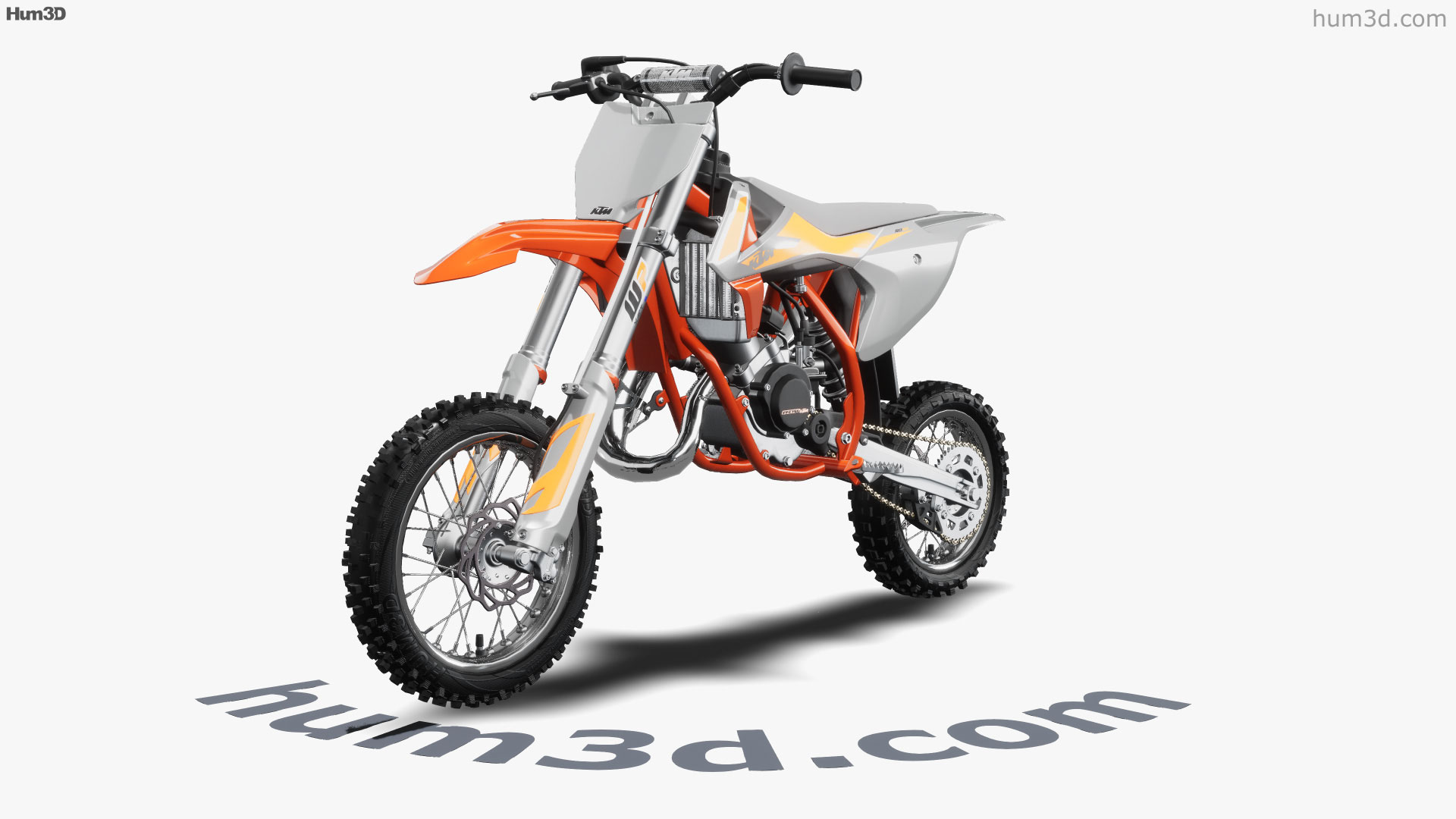 360 view of KTM 50 SX 2020 3D model - Hum3D store