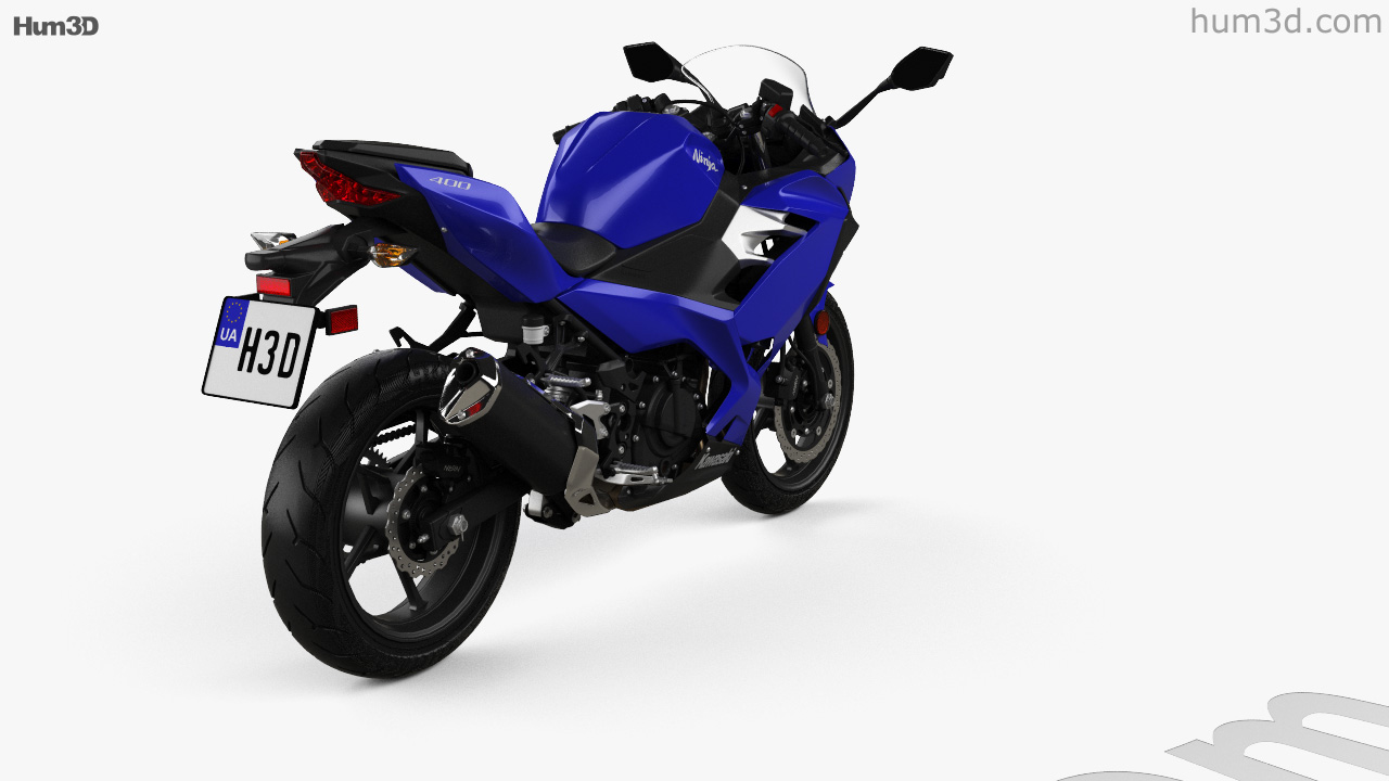 360 View Of Kawasaki Ninja 400 18 3d Model Hum3d Store 360 View Of Kawasaki Ninja 400 18 3d Model Hum3d Store