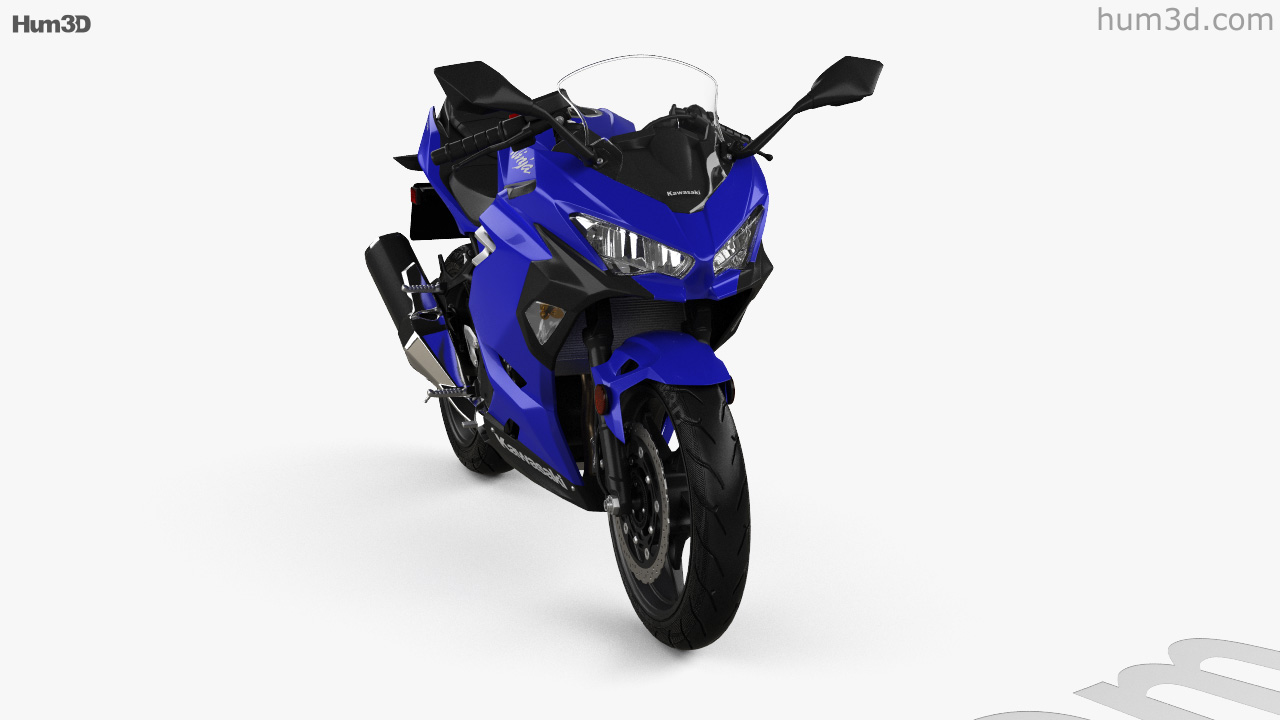 360 View Of Kawasaki Ninja 400 18 3d Model Hum3d Store 360 View Of Kawasaki Ninja 400 18 3d Model Hum3d Store
