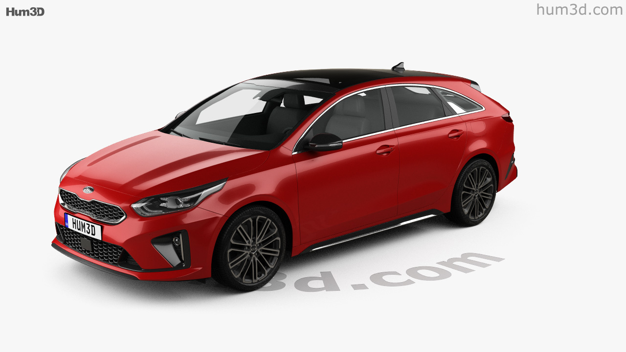 360 View Of Kia Ceed Pro Gt Line 3d Model Hum3d Store