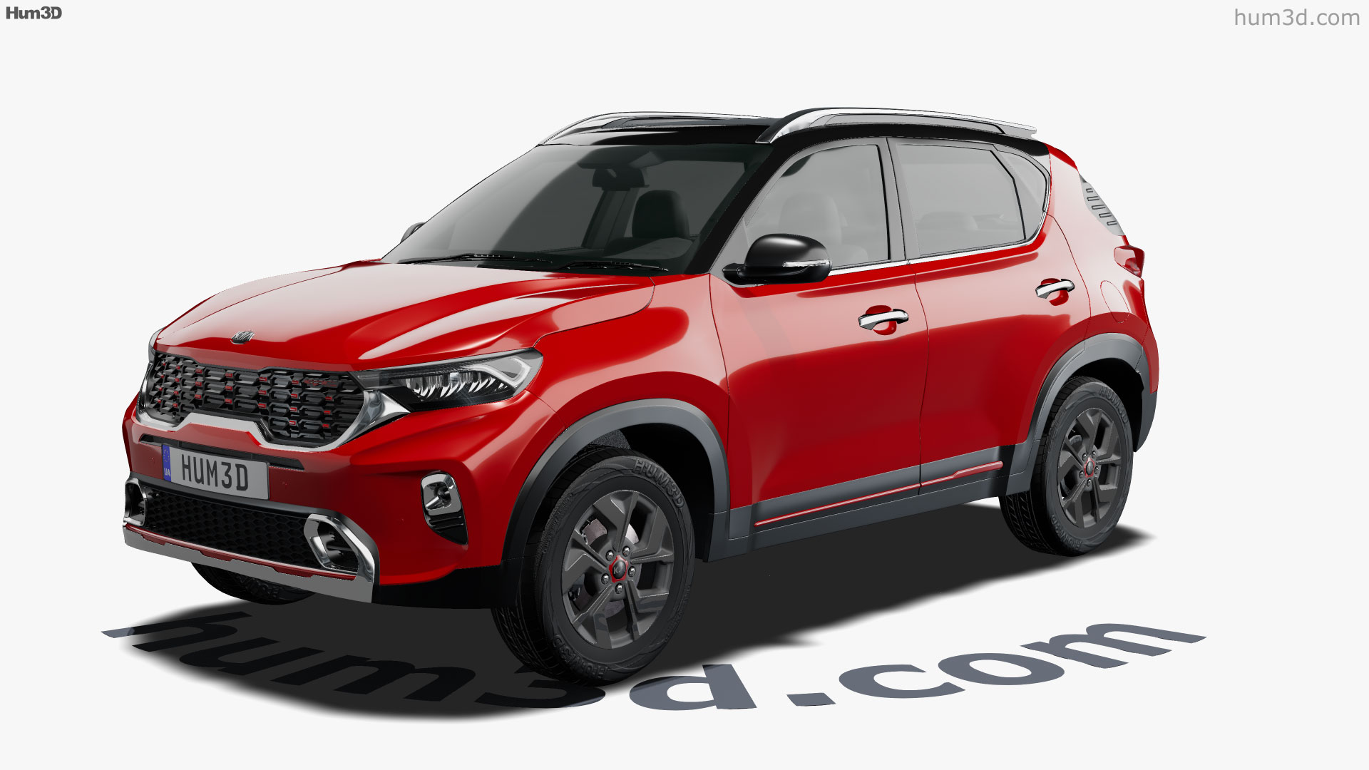 360 view of Kia GTLine 2020 3D model Hum3D store