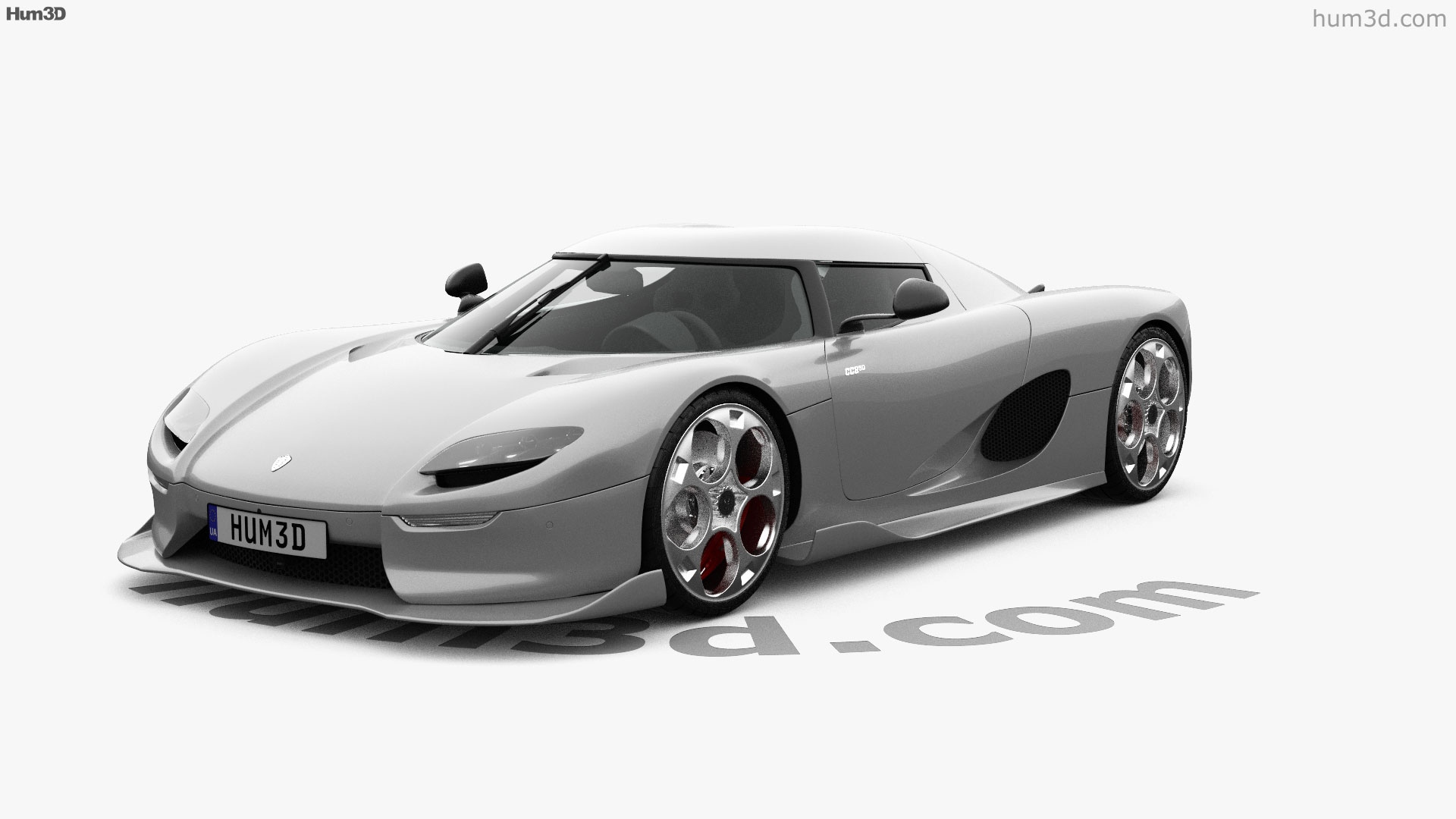 360度查看 Koenigsegg CC 850 2023 3D模型 Hum3D商店