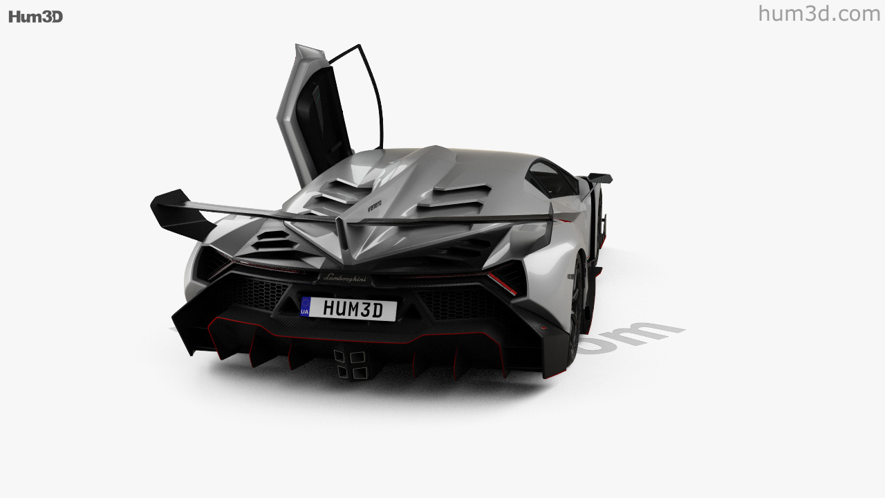 360 View Of Lamborghini Veneno With Hq Interior 2013 3d Model Hum3d Store