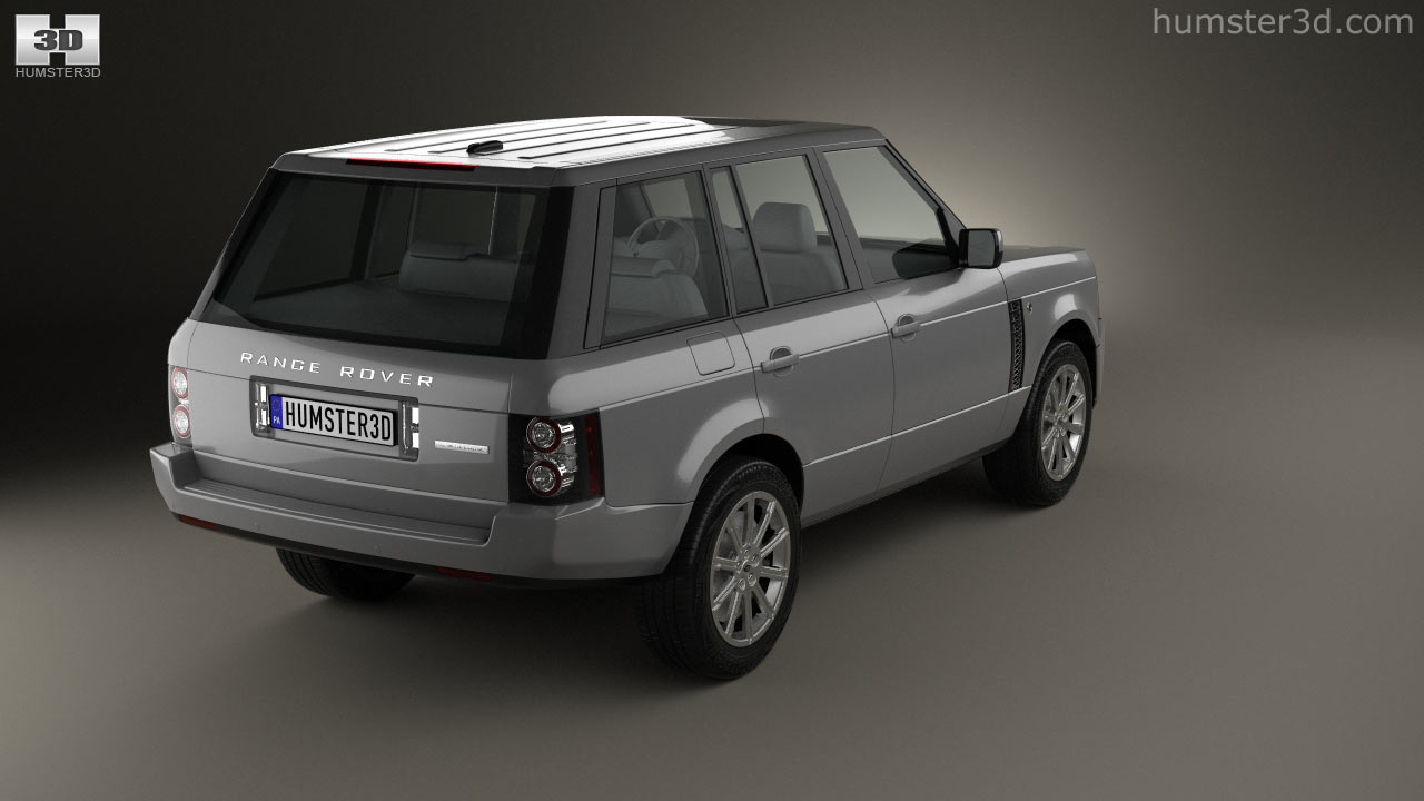 360 view of Land Rover Range Rover Supercharged 2012 3D model - Hum3D store