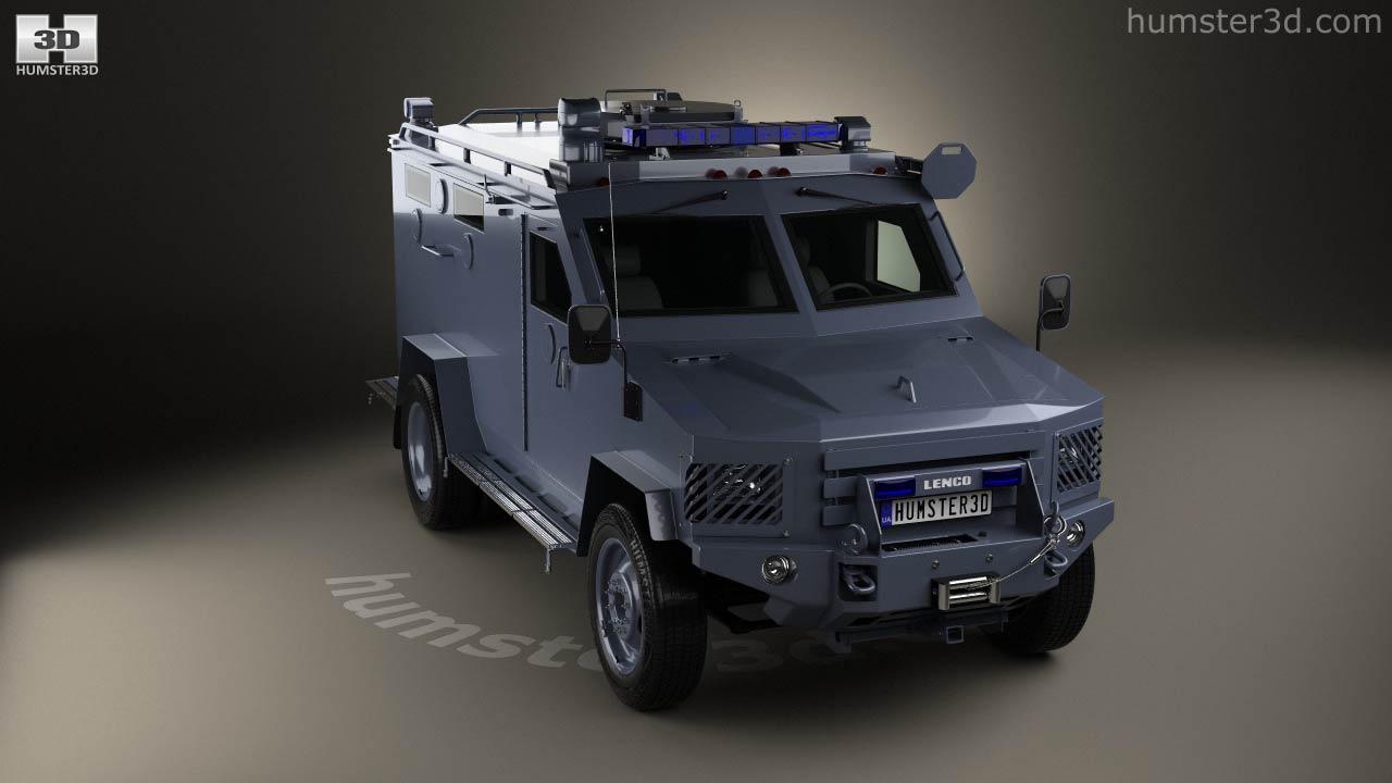 360 view of Lenco BearCat 2007 3D model - Hum3D store