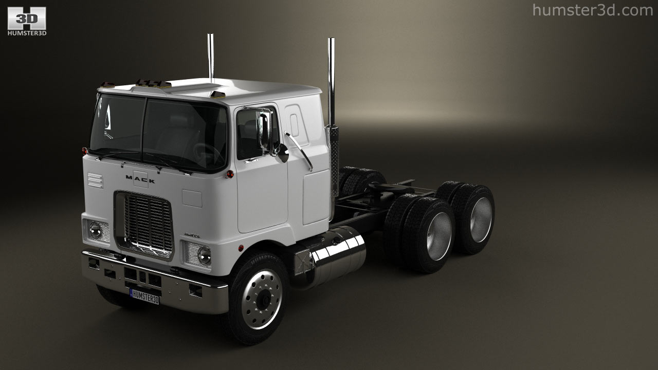 360 view of Mack F700 Tractor Truck 1962 3D model - Hum3D store