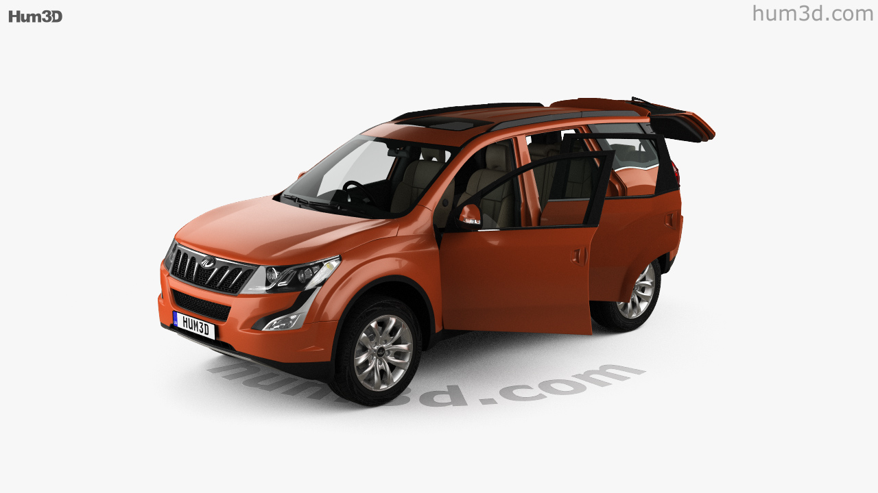 360 View Of Mahindra Xuv 500 With Hq Interior 15 3d Model Hum3d Store