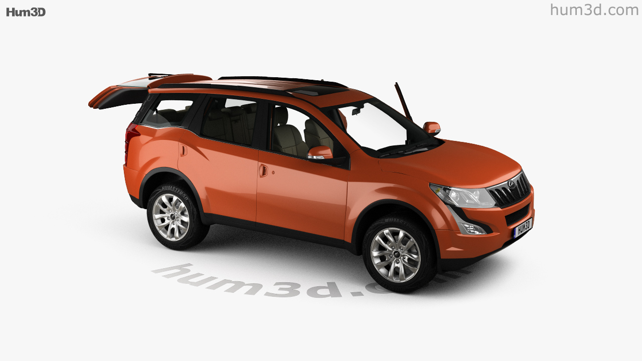 360 View Of Mahindra Xuv 500 With Hq Interior 15 3d Model Hum3d Store