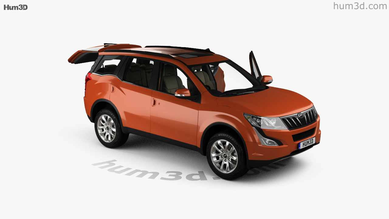 360 View Of Mahindra Xuv 500 With Hq Interior 15 3d Model Hum3d Store