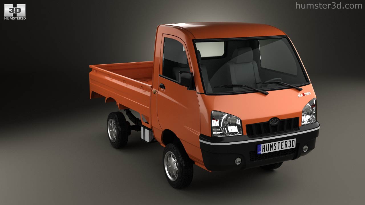 360 View Of Mahindra Maxximo Pickup 2010 3d Model Hum3d Store