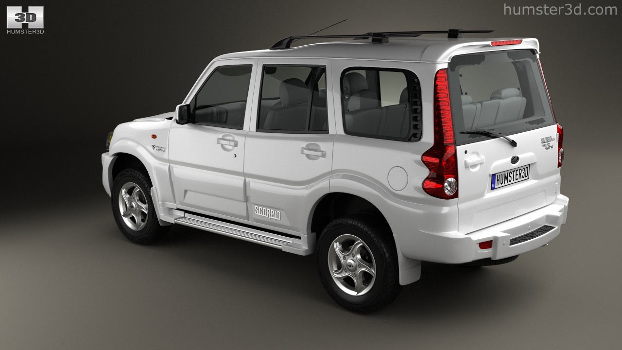 360 View Of Mahindra Scorpio 2009 3d Model Hum3d Store