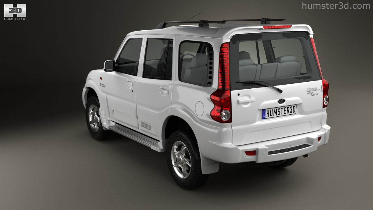 360 View Of Mahindra Scorpio 2009 3d Model Hum3d Store