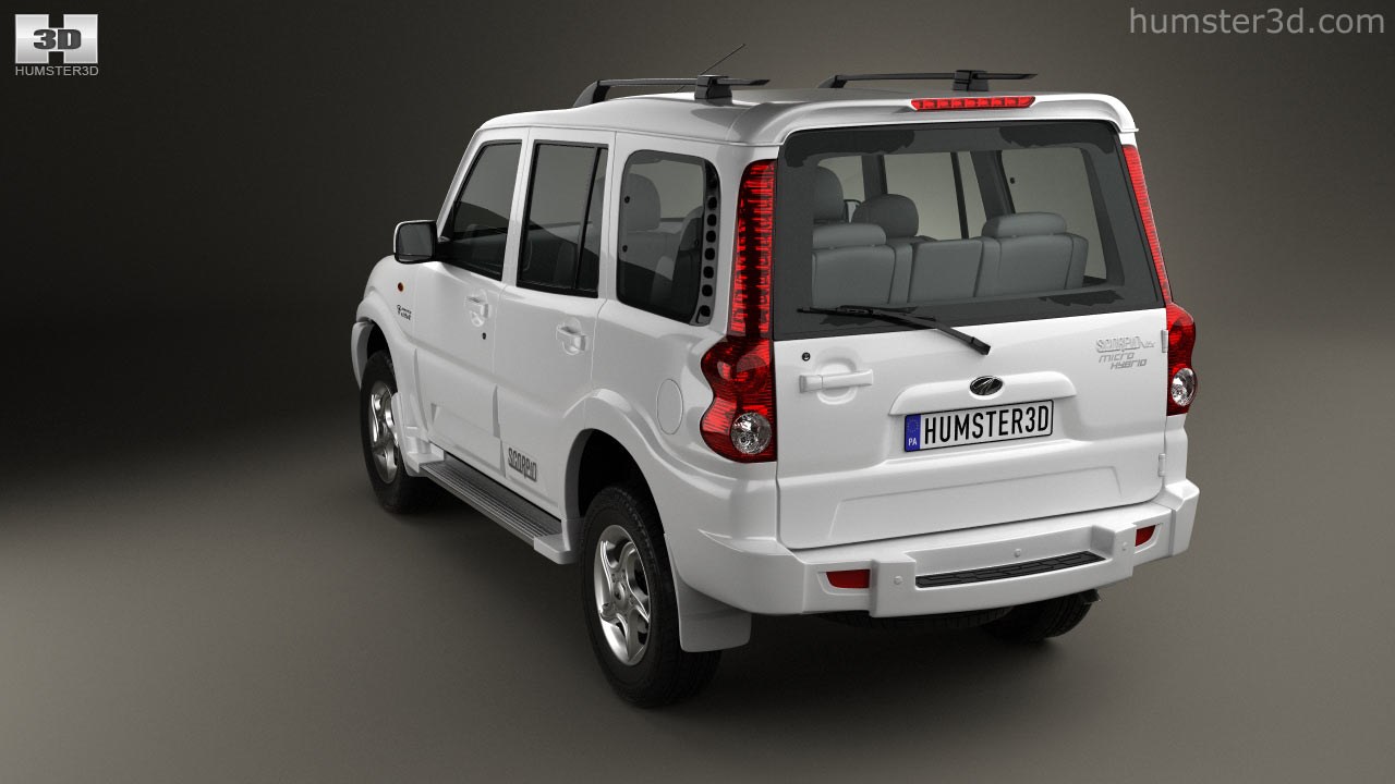 360 View Of Mahindra Scorpio 2009 3d Model Hum3d Store