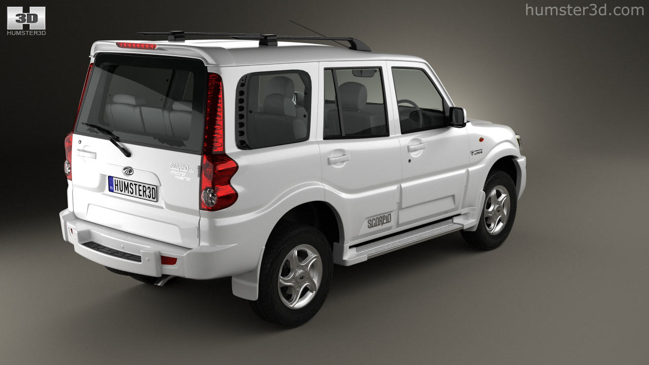 360 View Of Mahindra Scorpio 2009 3d Model Hum3d Store