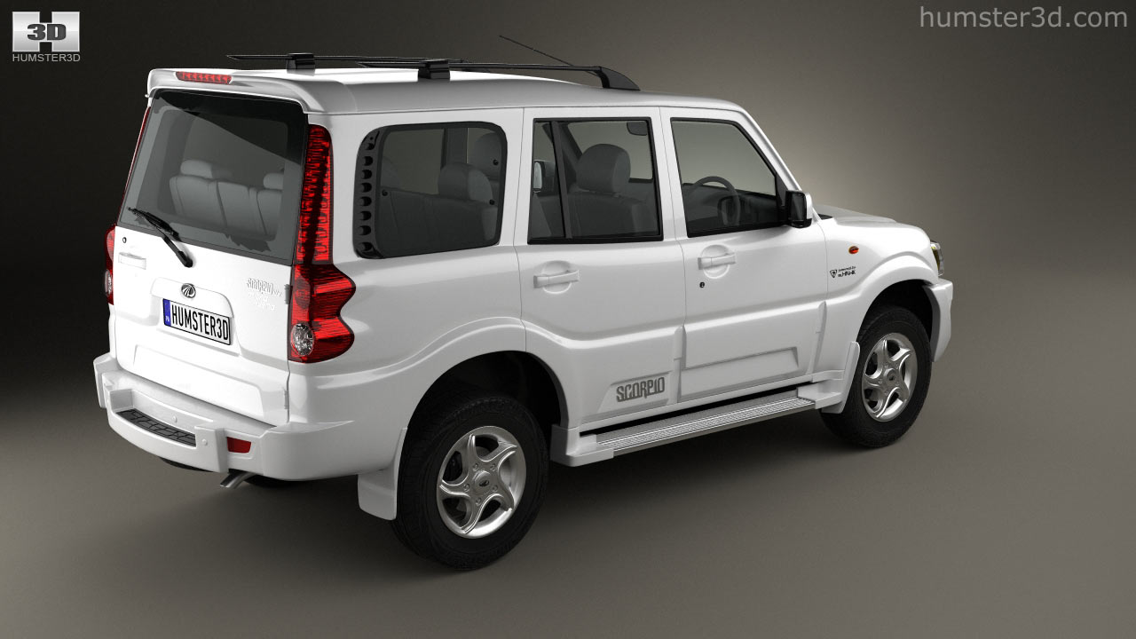 360 View Of Mahindra Scorpio 2009 3d Model Hum3d Store