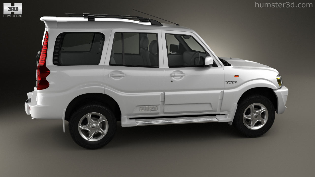 360 View Of Mahindra Scorpio 2009 3d Model Hum3d Store