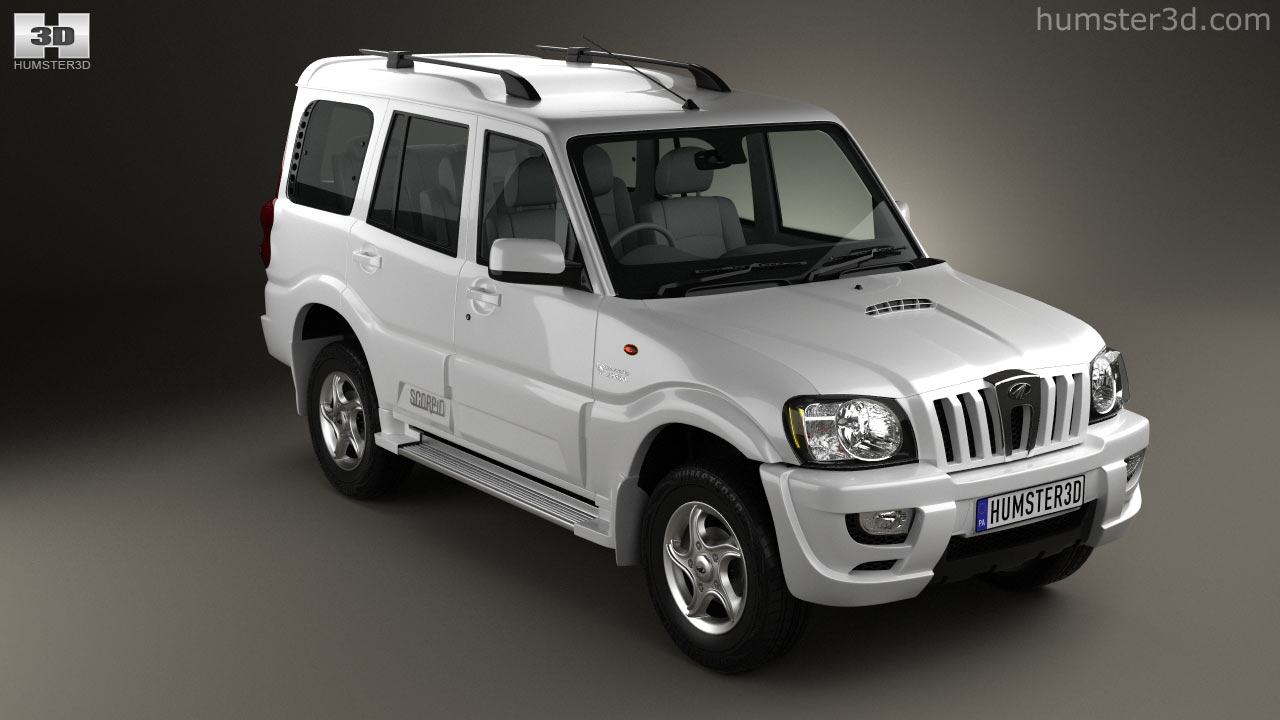 360 View Of Mahindra Scorpio 2009 3d Model Hum3d Store