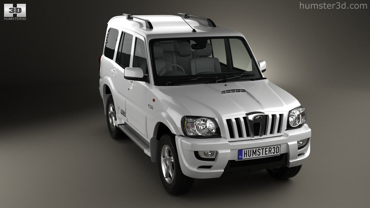 360 View Of Mahindra Scorpio 2009 3d Model Hum3d Store