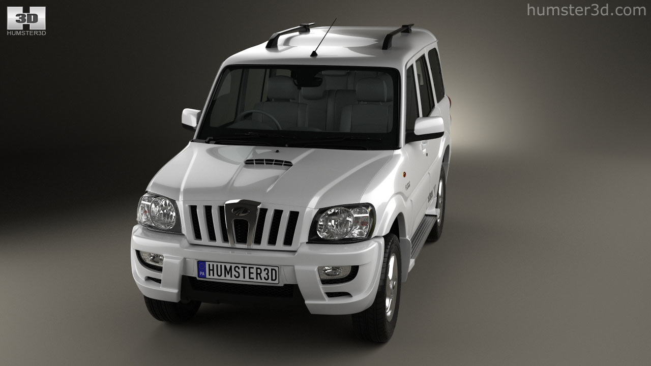 360 View Of Mahindra Scorpio 2009 3d Model Hum3d Store