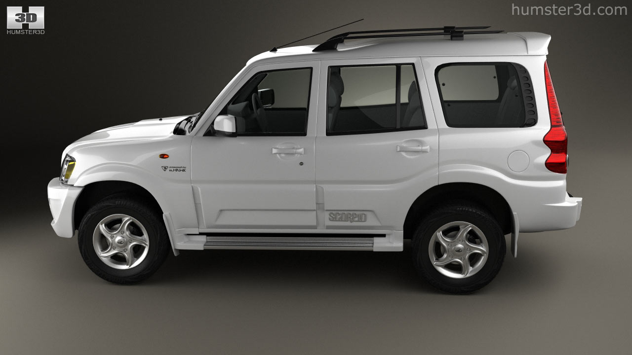 360 View Of Mahindra Scorpio 2009 3d Model Hum3d Store