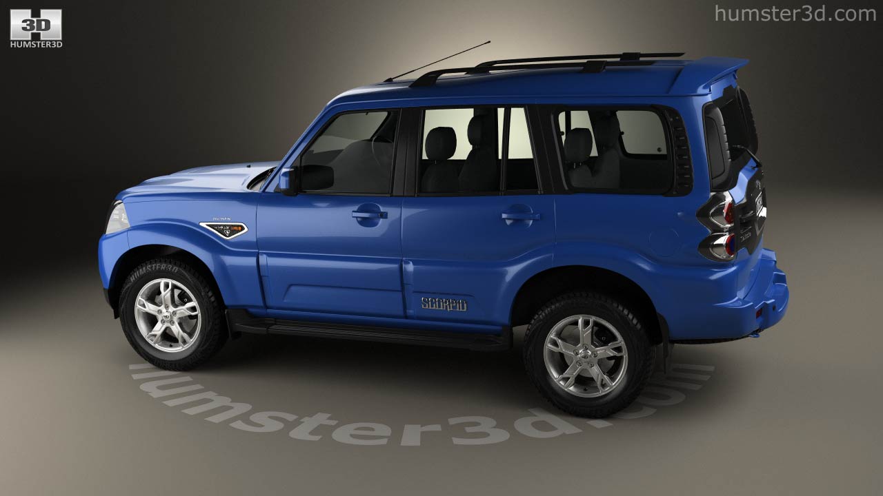 360 View Of Mahindra Scorpio 2015 3d Model Hum3d Store