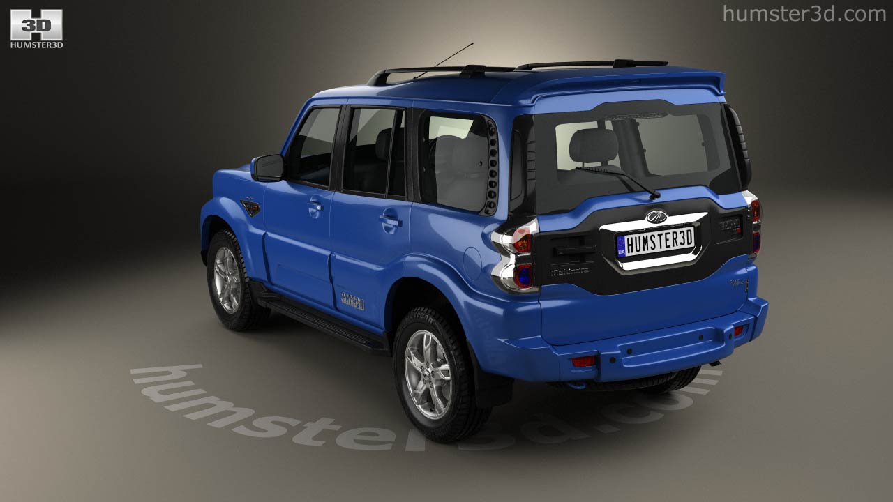 360 View Of Mahindra Scorpio 2015 3d Model Hum3d Store