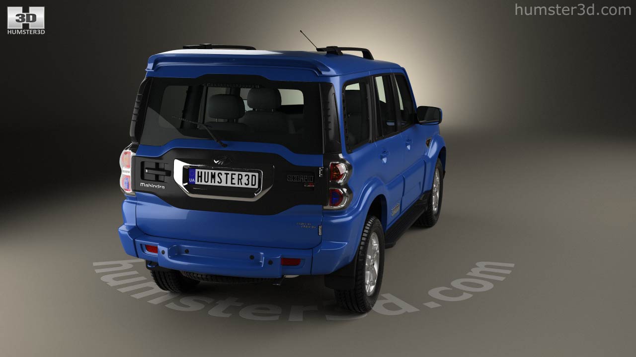 360 View Of Mahindra Scorpio 2015 3d Model Hum3d Store