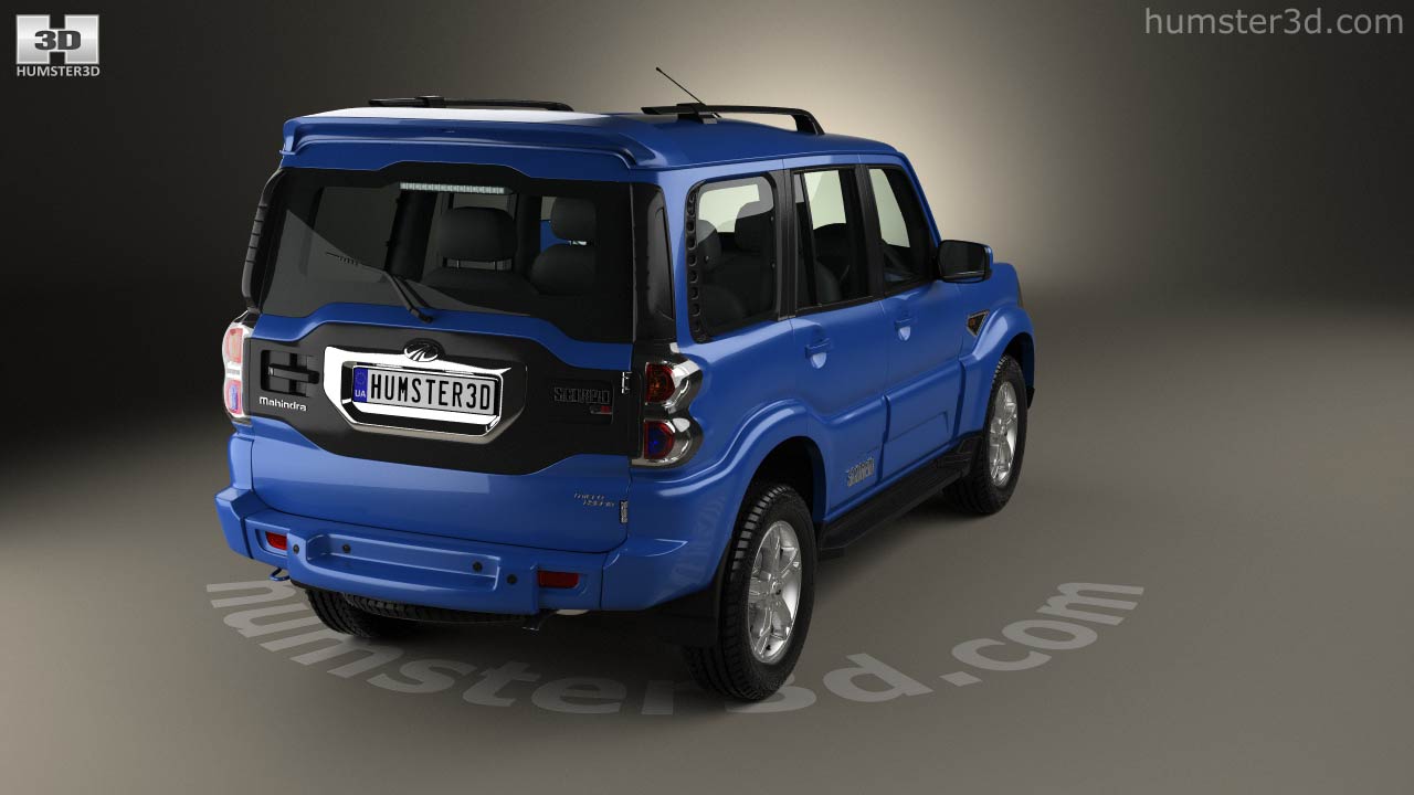 360 View Of Mahindra Scorpio 2015 3d Model Hum3d Store