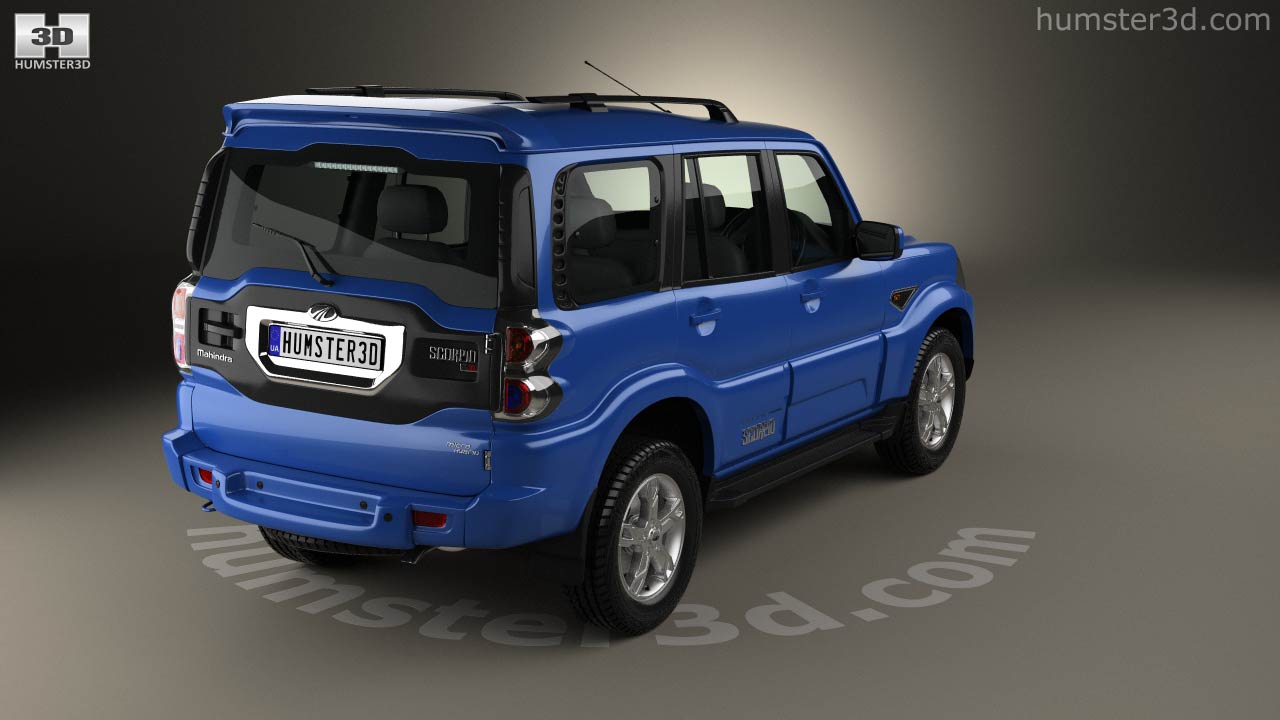 360 View Of Mahindra Scorpio 2015 3d Model Hum3d Store