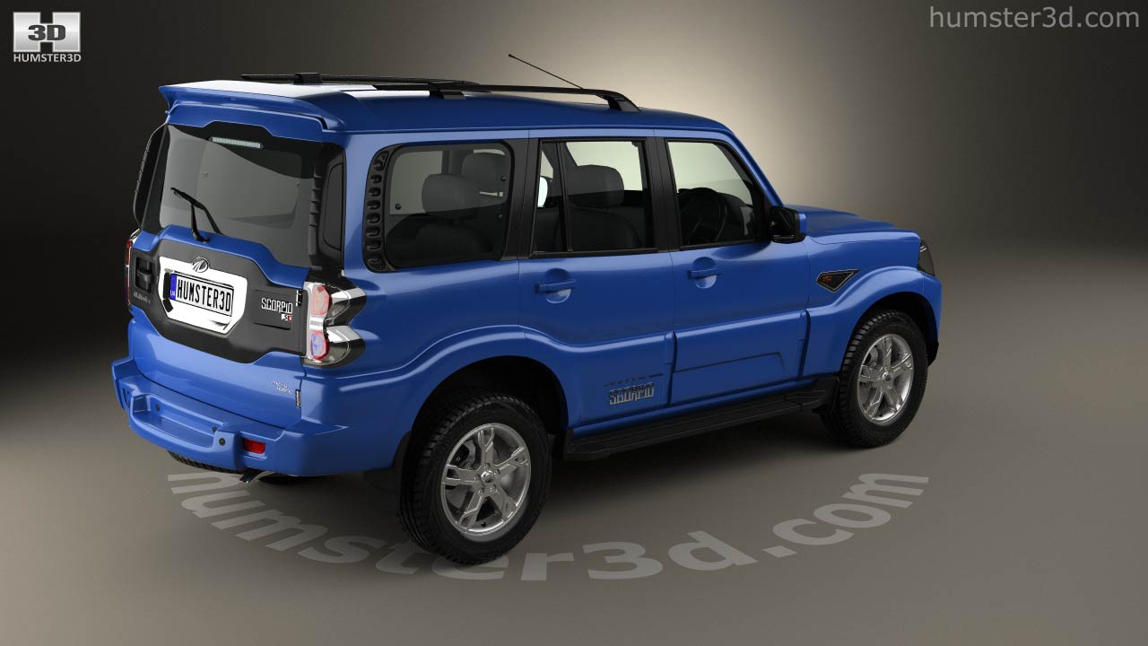 360 View Of Mahindra Scorpio 2015 3d Model Hum3d Store