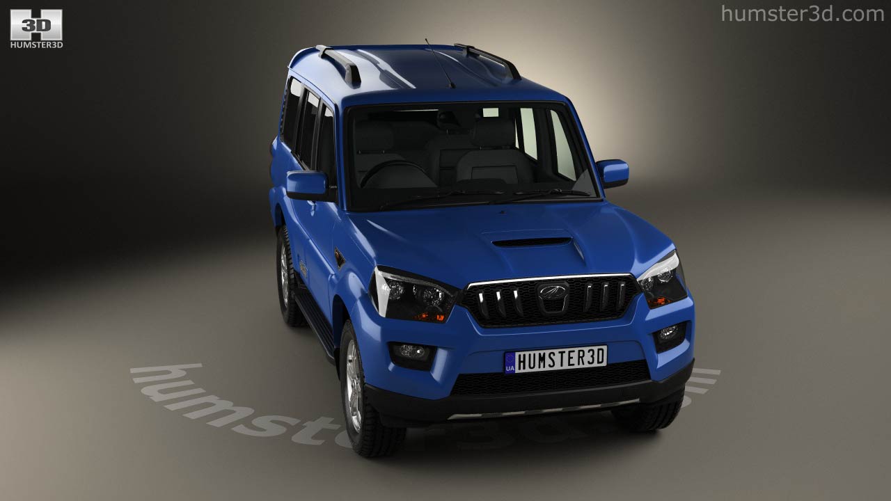 360 View Of Mahindra Scorpio 2015 3d Model Hum3d Store