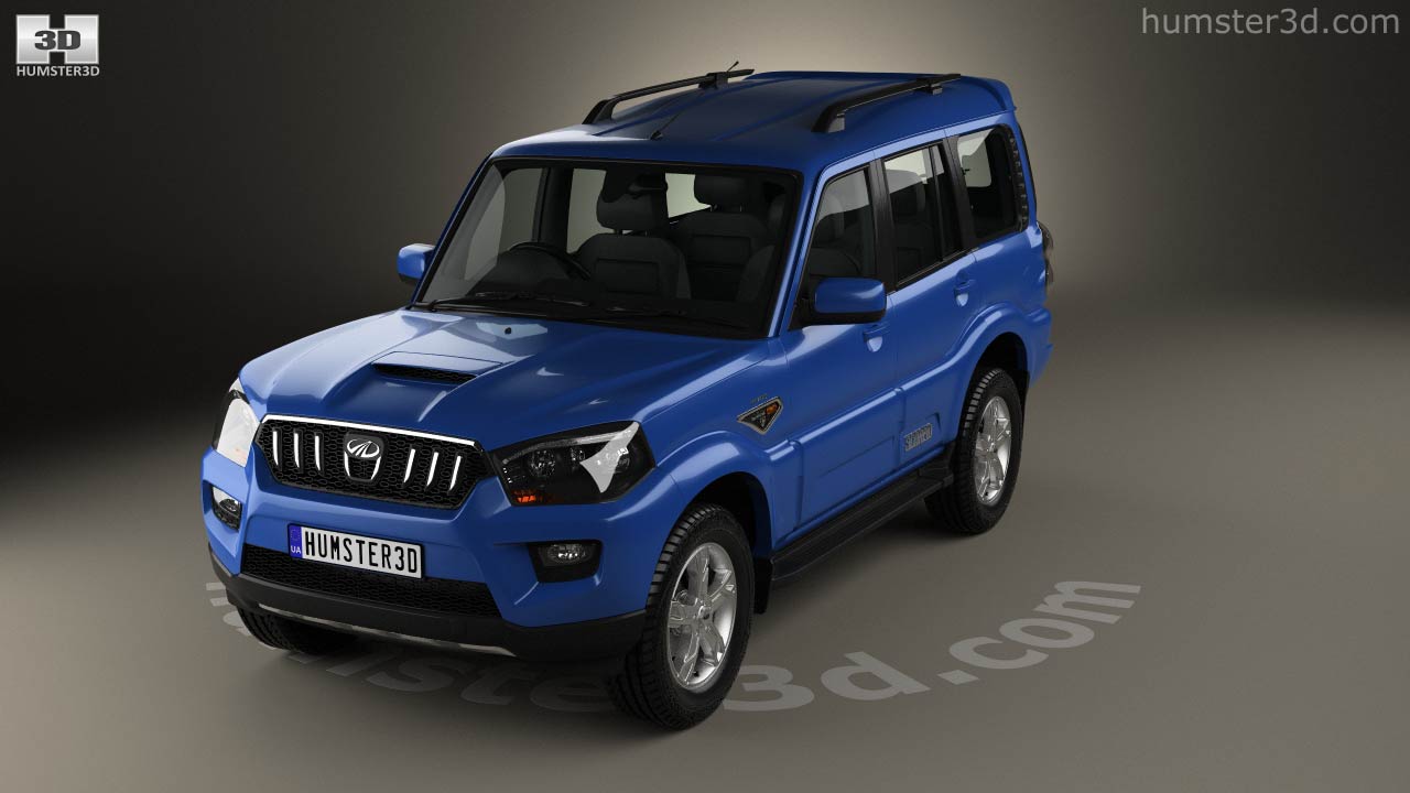 360 View Of Mahindra Scorpio 2015 3d Model Hum3d Store