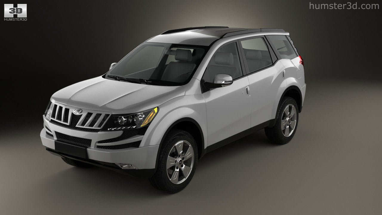 360 View Of Mahindra XUV500 2014 3D Model Hum3D Store 2019-mahindra-xuv500-w9-2nd-top-model-price-mileage-features