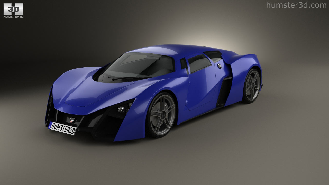 360 View Of Marussia B2 10 3d Model Hum3d Store