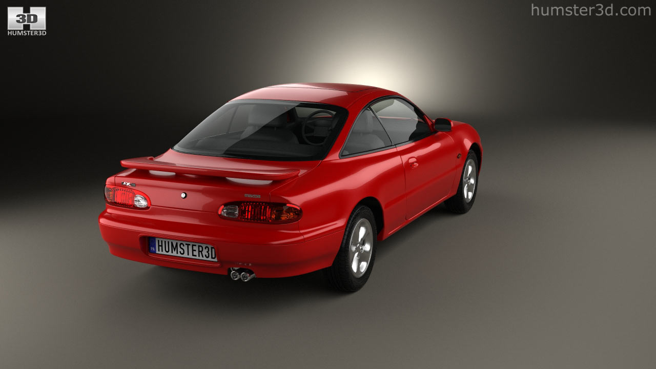 360 View Of Mazda Mx 6 1998 3d Model Hum3d Store