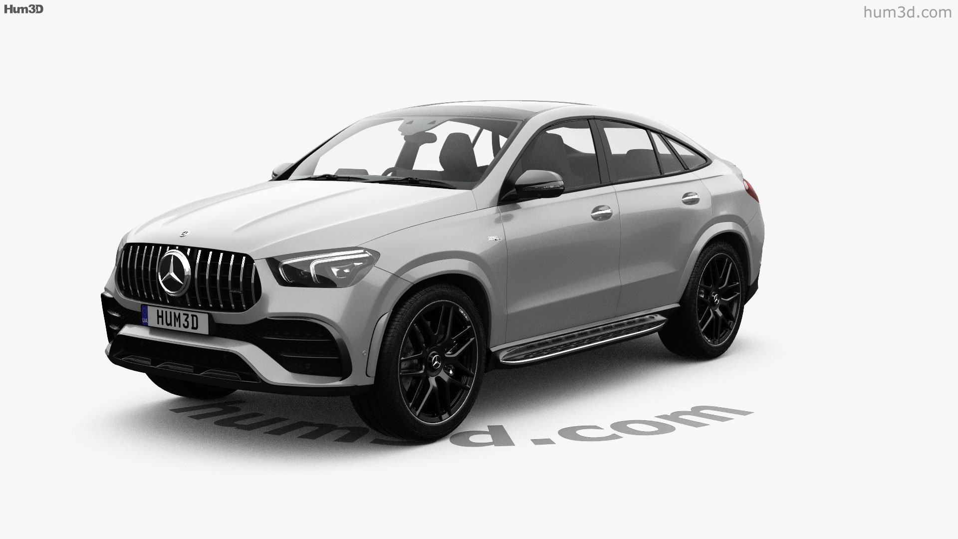 MercedesBenz GLE 클래스 쿠페 AMG 2024 360도 3D 모델 Hum3D