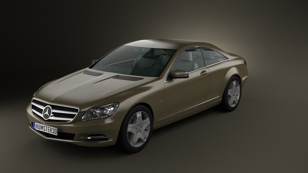 360 View Of Mercedes Benz Cl Class W216 14 3d Model Hum3d Store