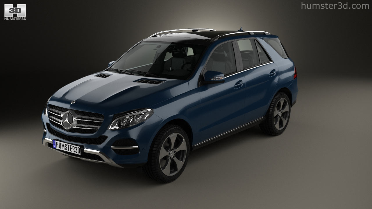 360 view of Mercedes-Benz GLE-Class (W166) 2014 3D model ...