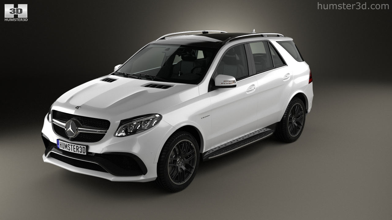 Mercedes Benz Gle класс W166 Amg 2017 3d модель Круговой обзор 360 градусов Hum3d 8331