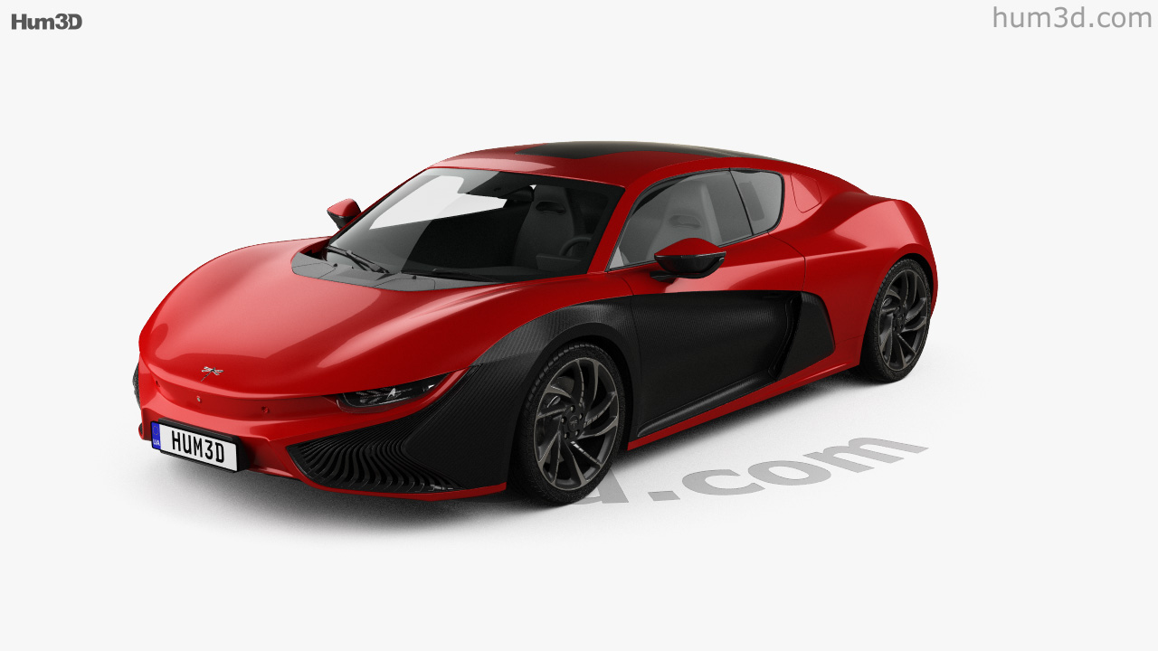 360 view of Mullen Qiantu K50 2022 3D model Hum3D store