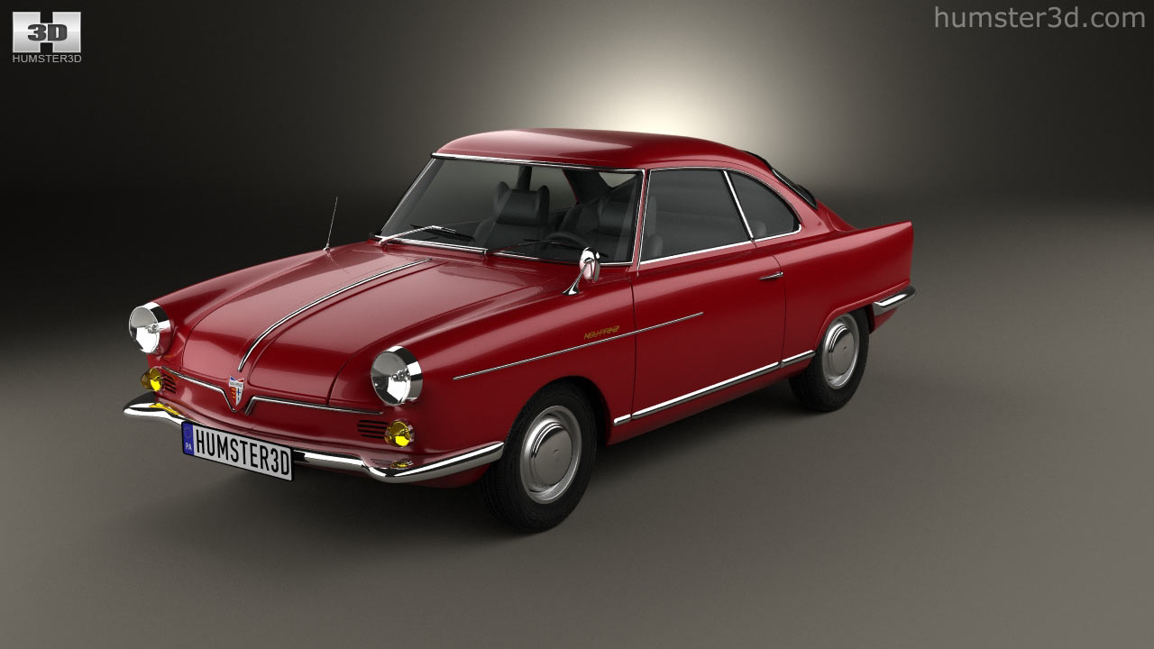 360 view of NSU Sport Prinz 1958 3D model - Hum3D store