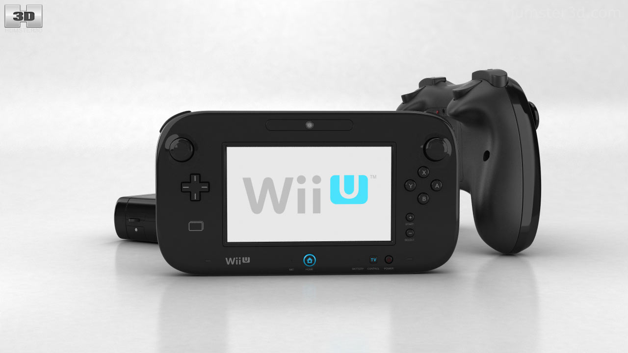 360 View Of Nintendo Wii U 3d Model Hum3d Store