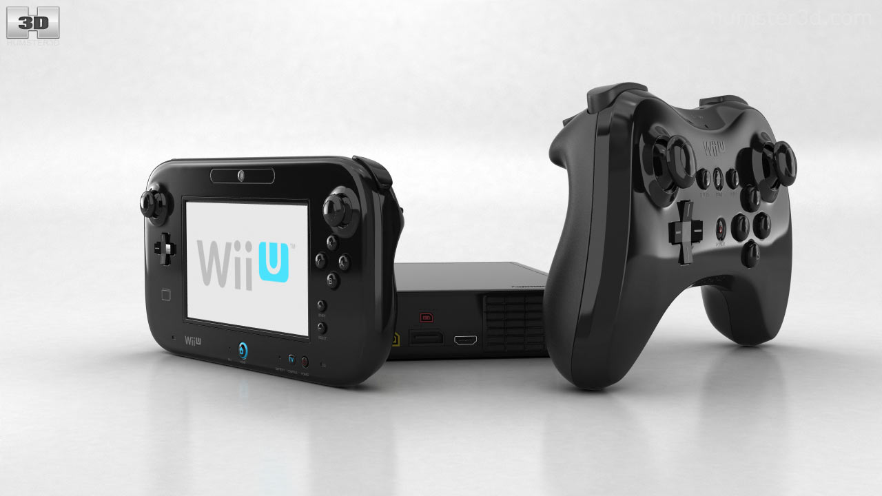 360 View Of Nintendo Wii U 3d Model Hum3d Store