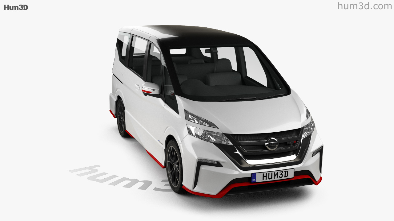 360 View Of Nissan Serena Nismo 3d Model Hum3d Store