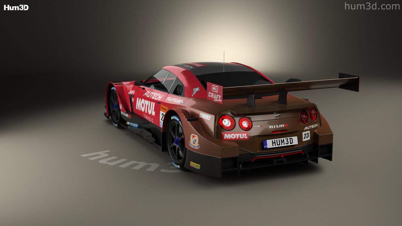 360 View Of Nissan Gt R Gt500 Motul 3d Model Hum3d Store