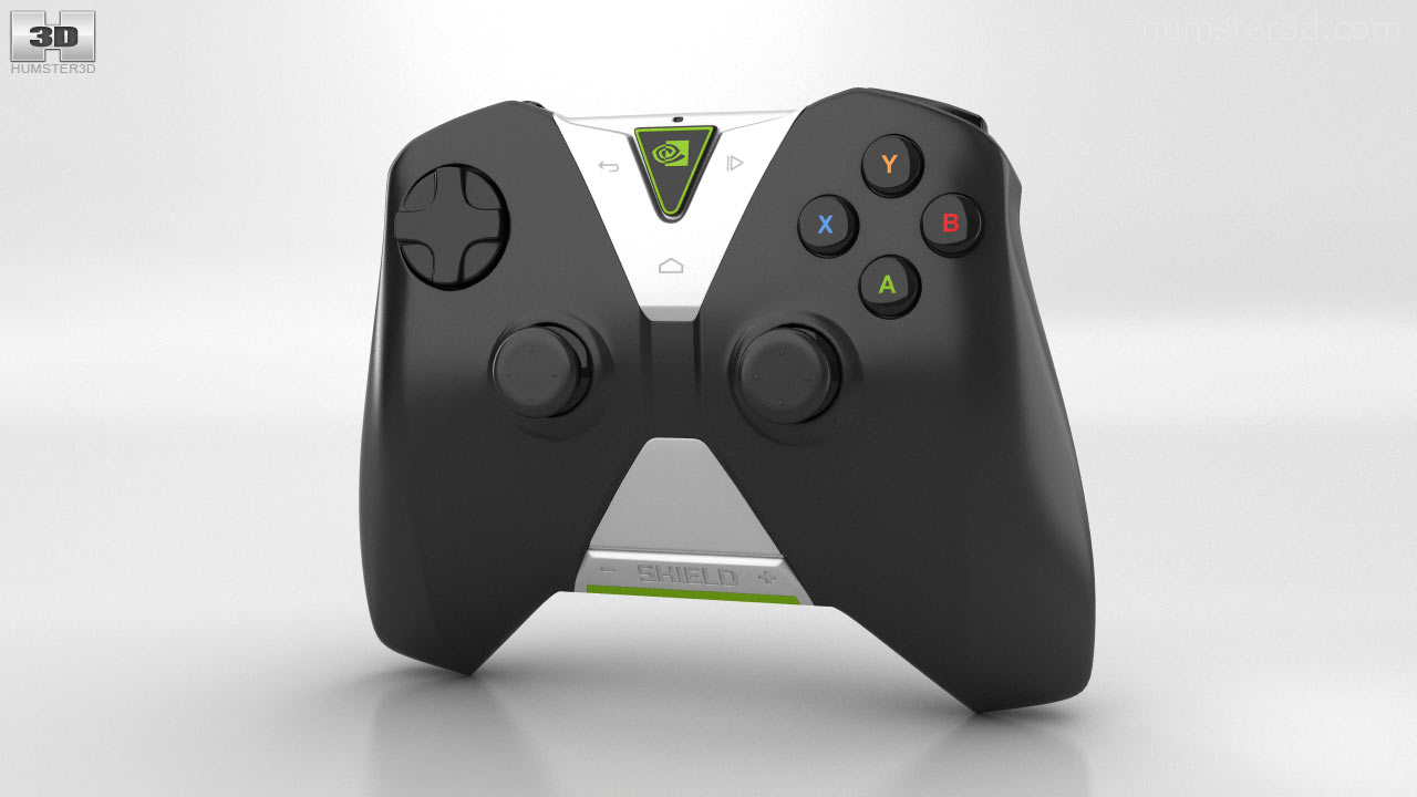Nvidia Shield ワイヤレス コントローラ 3dモデルの360ビュー Hum3dストア