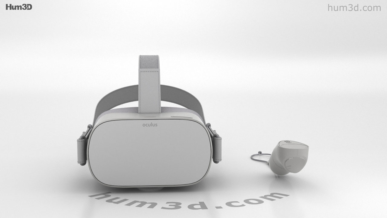 360 view of Oculus Go 3D model - Hum3D 